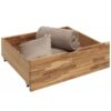 Úložný box pod postel Carryhome dub NOVÝ 2. jakost