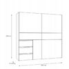 Šatní skříň dub Artisan 200 cm NOVÁ 2. jakost - Image 3