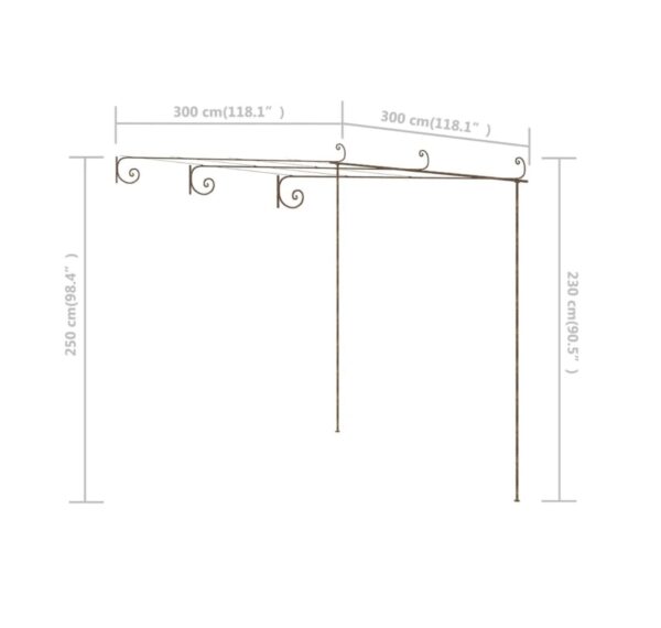Zahradní pergola NOVÁ 2. jakost - Image 6