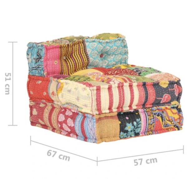 Modulární křeslo pouf textil NOVÉ 2. jakost - Image 5
