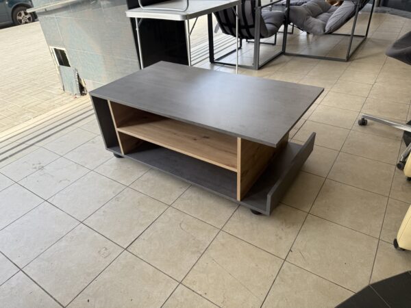 Konferenční stůl šedý sonoma NOVÝ 2. jakost - Image 3