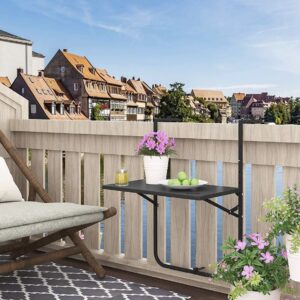 Skládací závěsný stolek na balkon NOVÝ 2. jakost