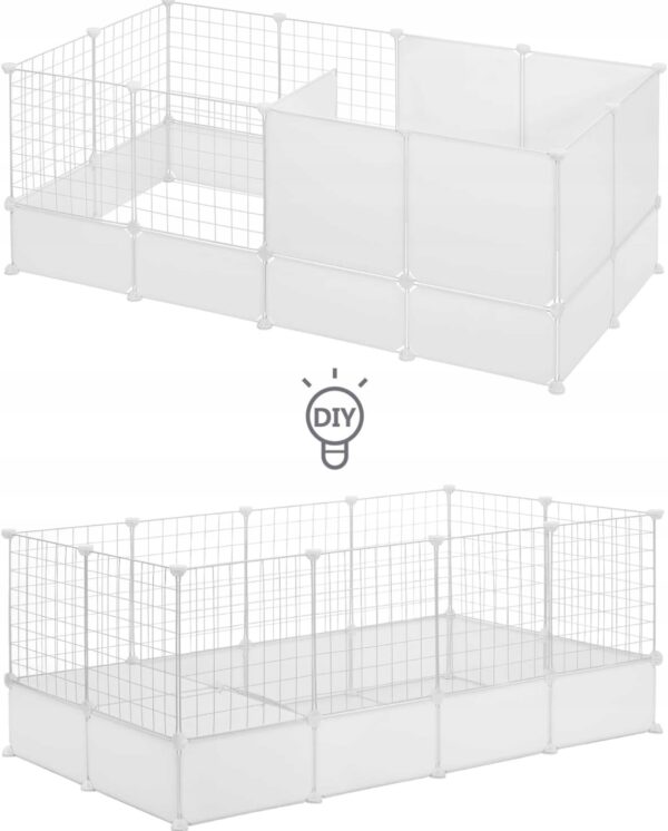 Výběh pro králíky/hlodavce bílý NOVÝ 2. jakost - Image 5