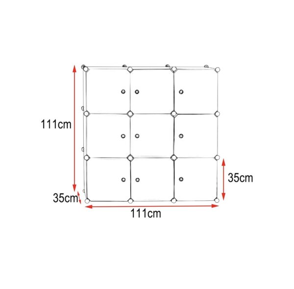 Botník modul. z 9 skl. boxů NOVÝ 2. jakost - Image 3