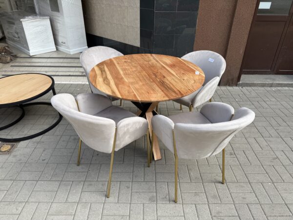 Jídelní stůl + 4 židle KOMPLET NOVÝ 2. jakost - Image 2