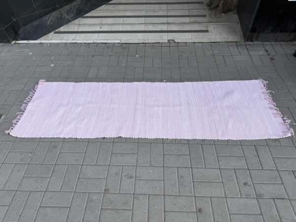 Tkaný koberec 70x230 cm růžový NOVÝ 2. jakost - Image 2