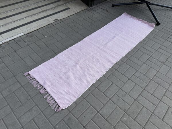 Tkaný koberec 70x230 cm růžový NOVÝ 2. jakost