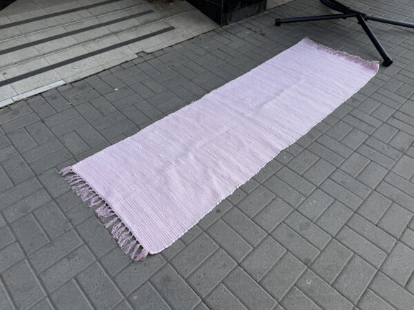 Tkaný koberec 70x230 cm růžový NOVÝ 2. jakost - Image 3