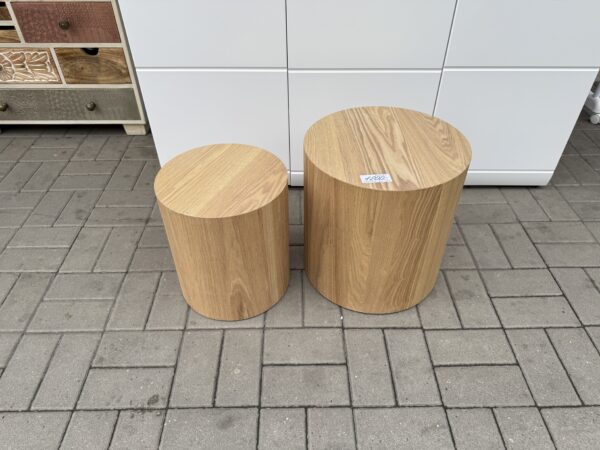 Stolky dub 2 kusy KOMPLET NOVÝ 2. jakost - Image 2