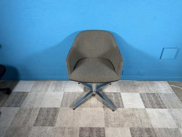 Designová židle Vitra Softshell Chair 2 kusy šedá