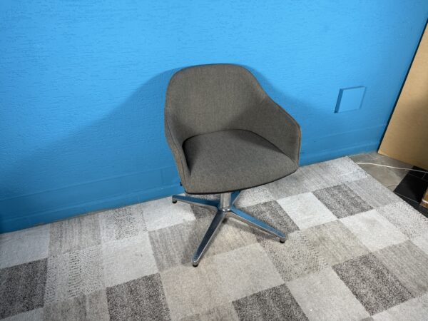 Designová židle Vitra Softshell Chair 2 kusy šedá - Obrázek 2