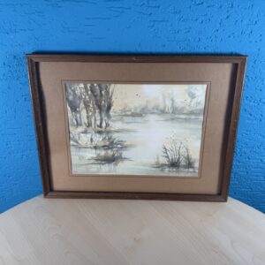 Obraz jezero 32x42 cm