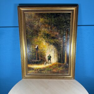 Obraz myslivec malba 62x82 cm