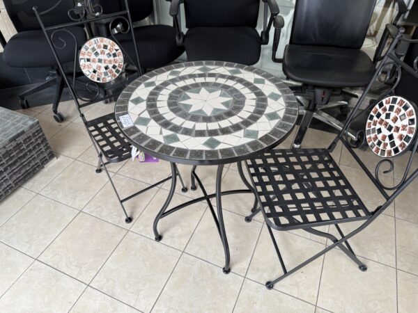 Balkonový set stolek + 2 židle KOMPLET NOVÝ 2.jak. - Image 6