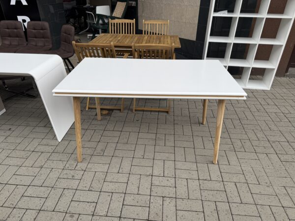 Jídelní stůl bílý 80x140 cm NOVÝ 2. jakost
