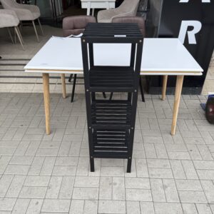 Regál černý NOVÝ 2. jakost