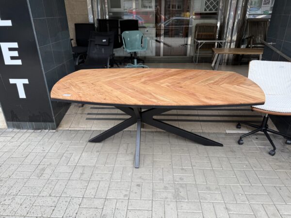Masivní jídelní stůl akácie 100x200 cm NOVÝ 2. j.