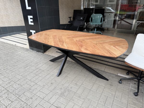 Masivní jídelní stůl akácie 100x200 cm NOVÝ 2. j. - Obrázek 2