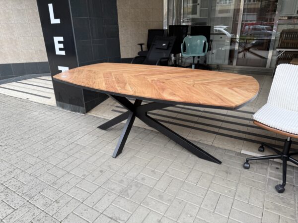 Masivní jídelní stůl akácie 100x200 cm NOVÝ 2. j. - Obrázek 3