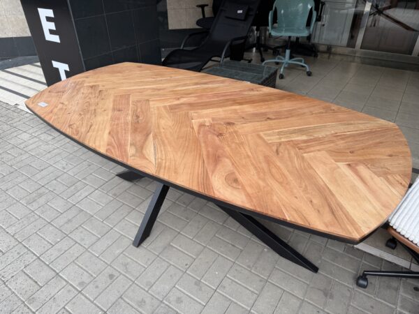 Masivní jídelní stůl akácie 100x200 cm NOVÝ 2. j. - Obrázek 4