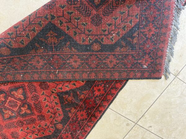 Koberec vlněný ručně Afghan 80x190 cm - Obrázek 5