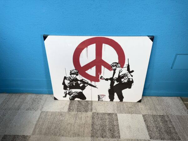 Obraz Make Peace 75 x 100 cm NOVÝ 2. jakost