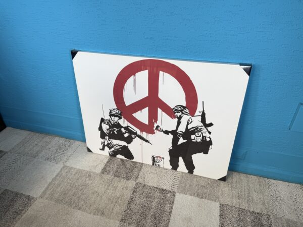 Obraz Make Peace 75 x 100 cm NOVÝ 2. jakost - Obrázek 2