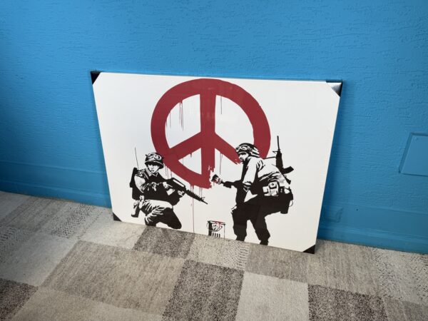 Obraz Make Peace 75 x 100 cm NOVÝ 2. jakost - Obrázek 3
