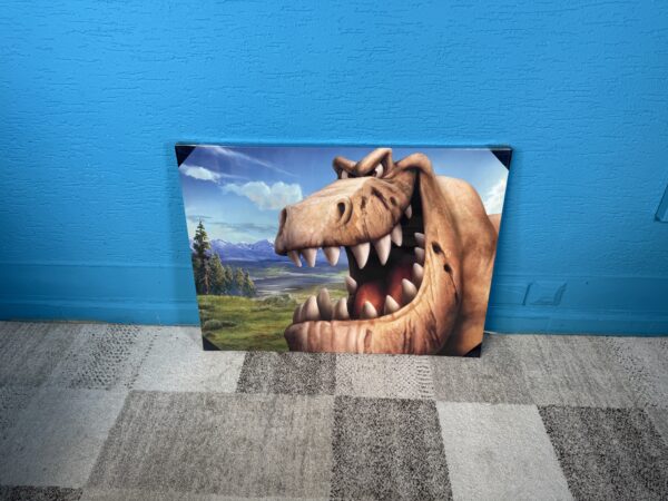 Obraz Hodny dinosaur 60 x 80 cm NOVÝ 2. jakost