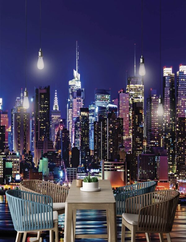 Fototapeta noční New York 368x254 cm NOVÝ 2. jak. - Obrázek 4