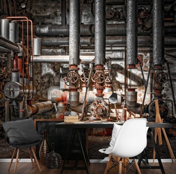 Fototapeta industriál. 416x254 cm NOVÝ 2. jakost - Obrázek 2