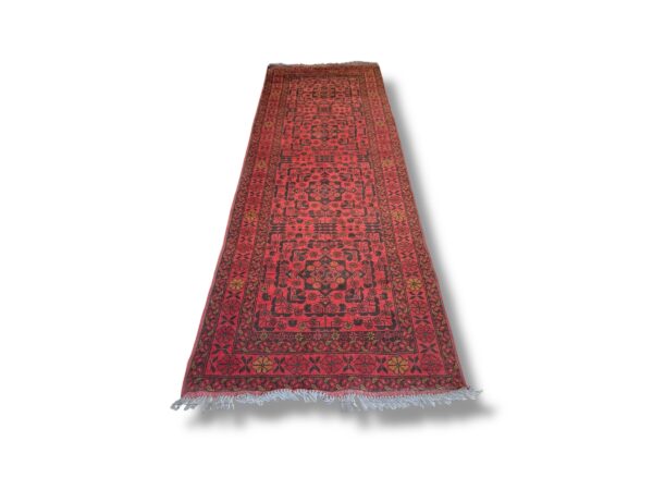 Koberec vlněný ručně běhoun Afghan 86x286 cm