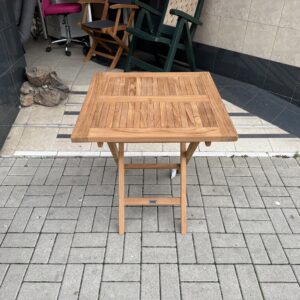 Zahradní stolek masiv 70x70 cm NOVÝ 2. jakost