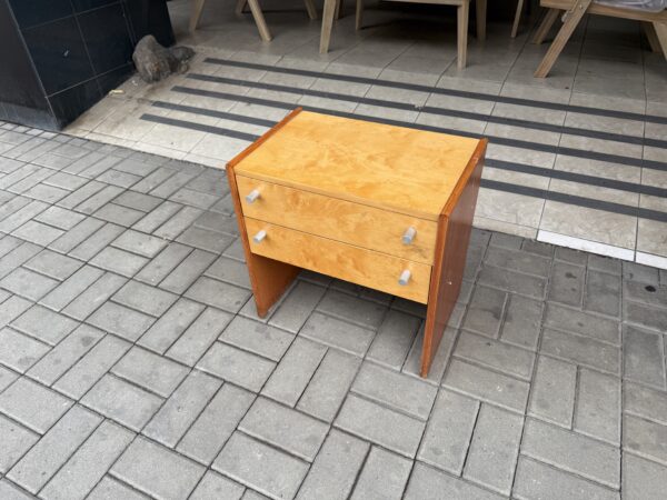 Noční stolek retro 2 kusy - Obrázek 3