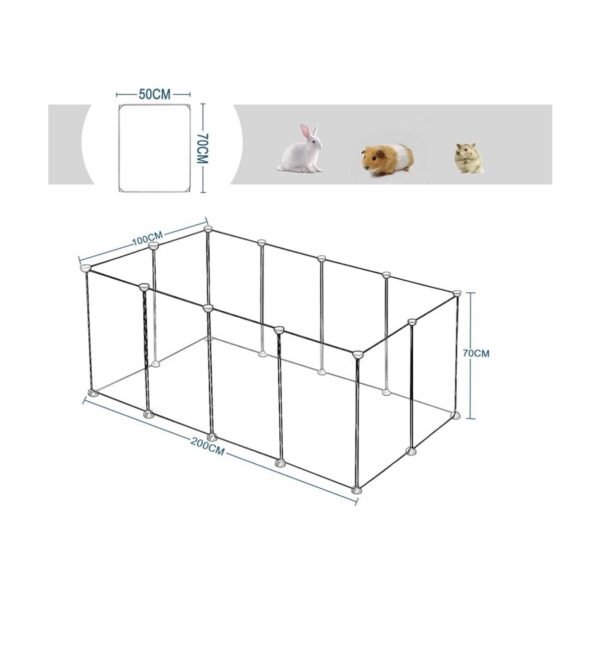 Výběh pro zvířata 70 cm výška NOVÝ 2. jakost - Obrázek 4