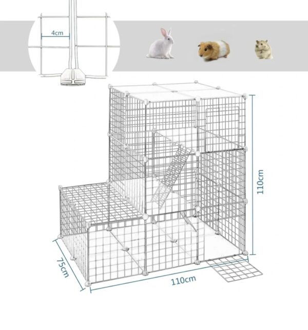Klec pro zvířata modul. kov. NOVÁ 2. jakost - Obrázek 4