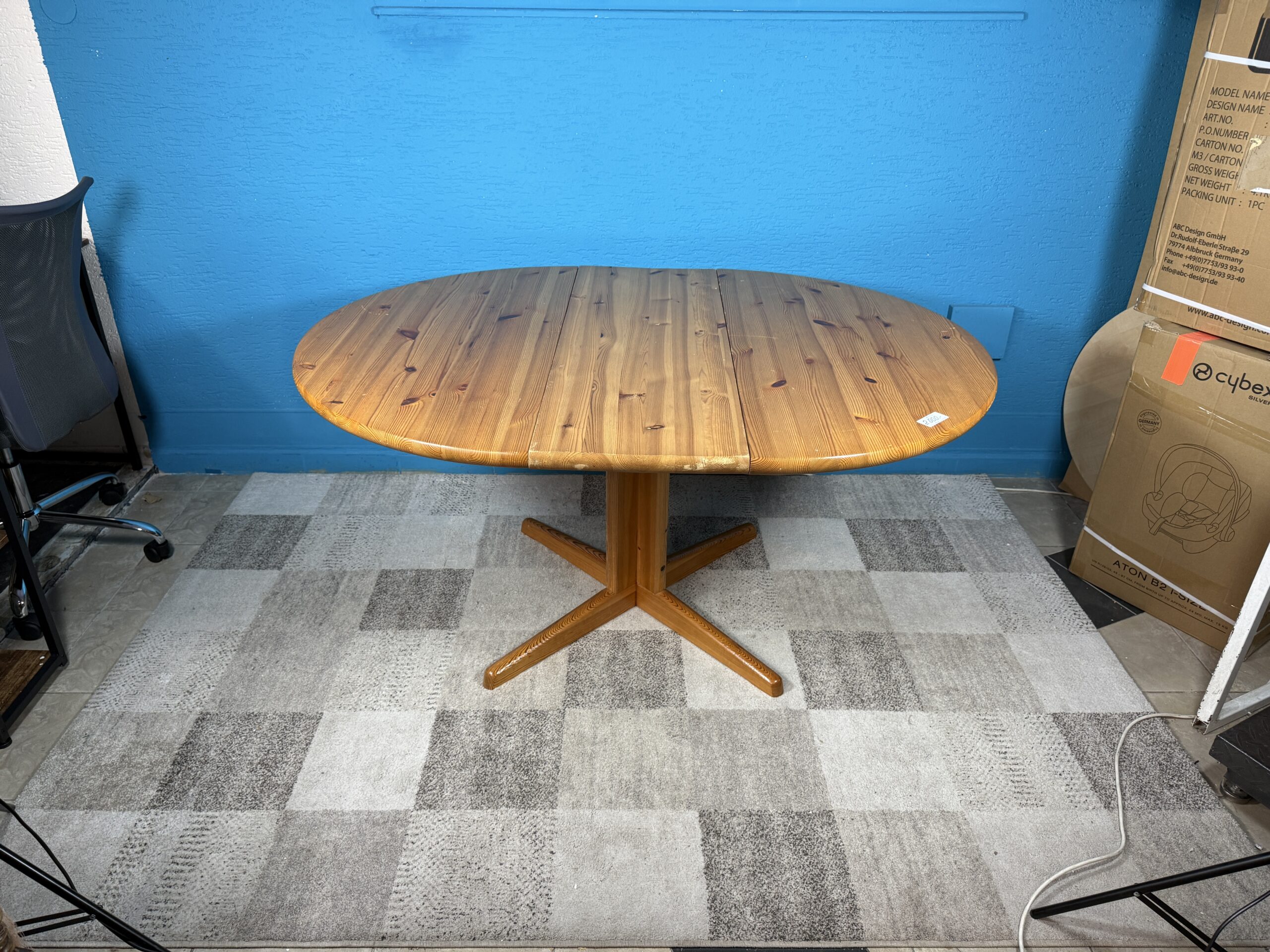 Jídelní stůl bor. rozkládací - Obrázek 5