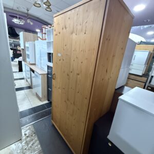 Skříň bor. 1 dveř. šatní s policemi