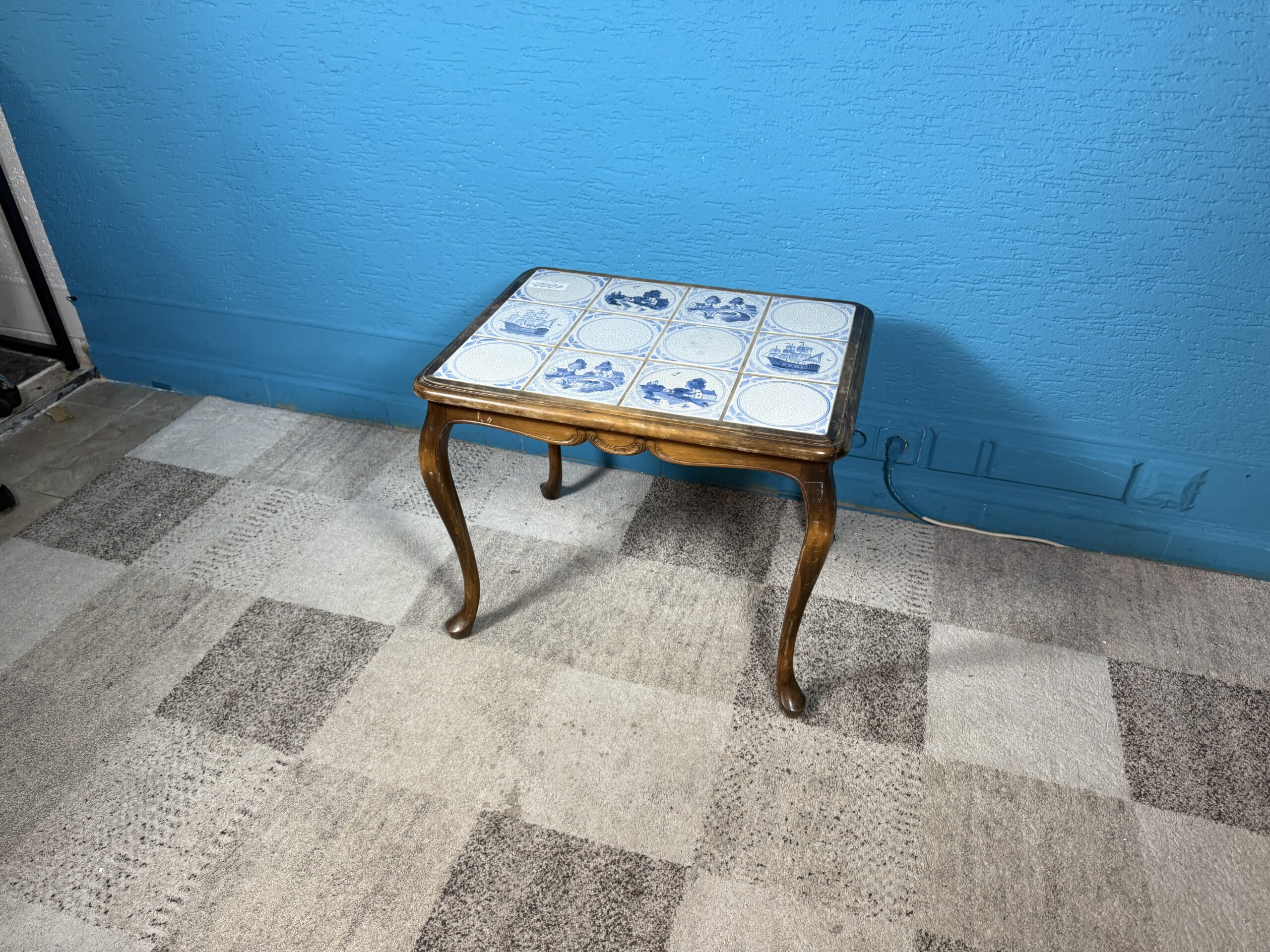 Odkládací stolek retro dlaždice - Obrázek 3