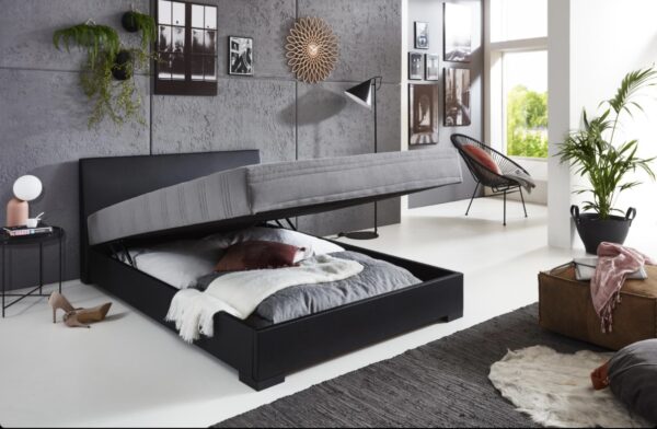 Postel BOXSPRING 140x200 černá VÍCE KS NOVÝ - Obrázek 3