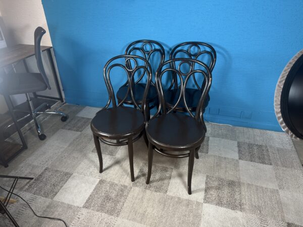Starožitné židle Thonet 4 kusy KOMPLET - Obrázek 2