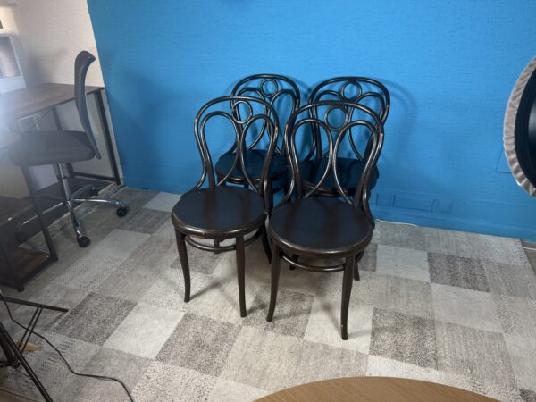 Starožitné židle Thonet 4 kusy KOMPLET - Obrázek 3