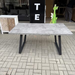 Jídelní stůl šedý 90x160 cm NOVÝ 2. jakost