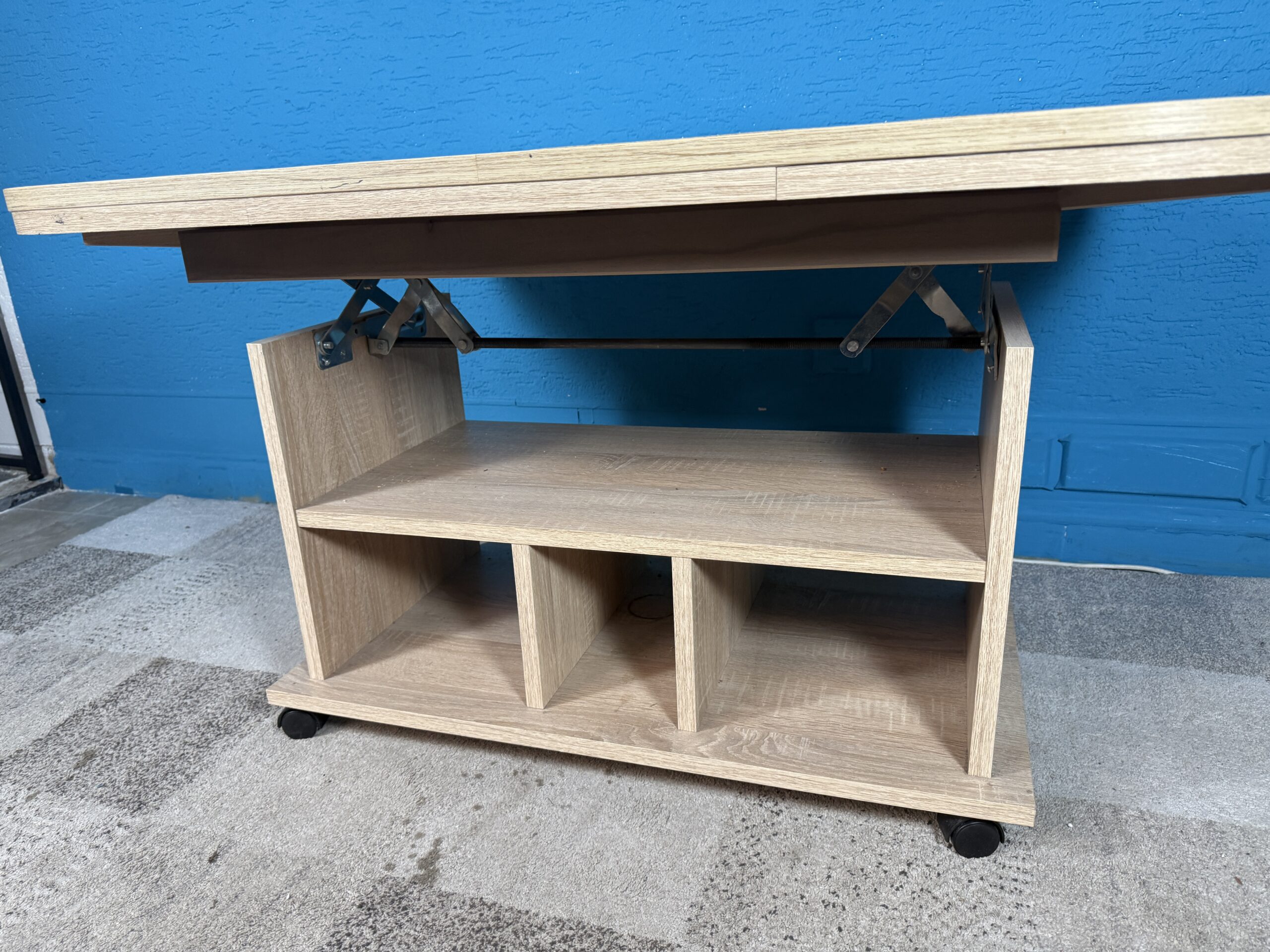 Konferenční stolek rozkládací zvedací sonoma - Obrázek 4