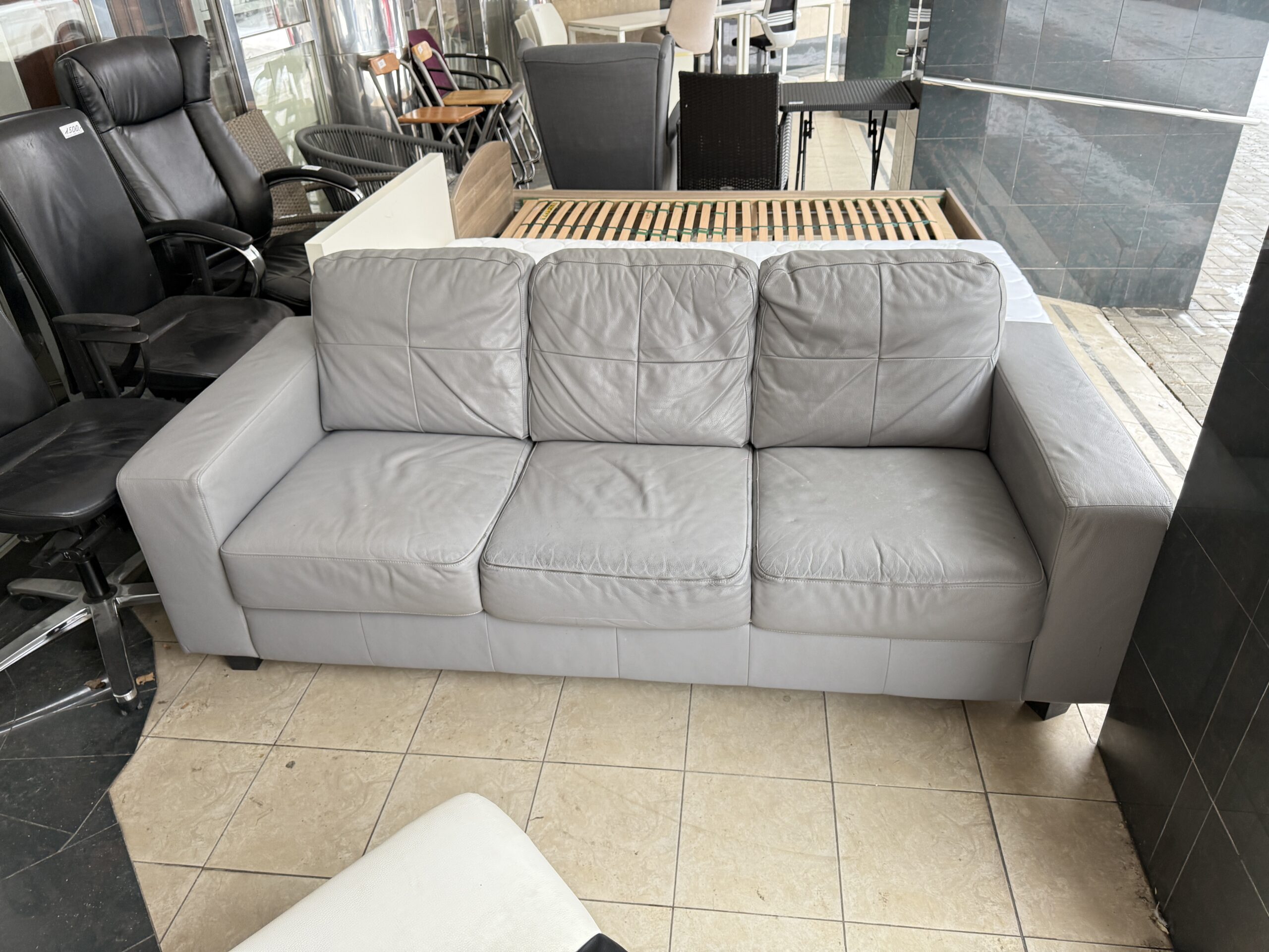 Sedačka trojsed kůže - Obrázek 2