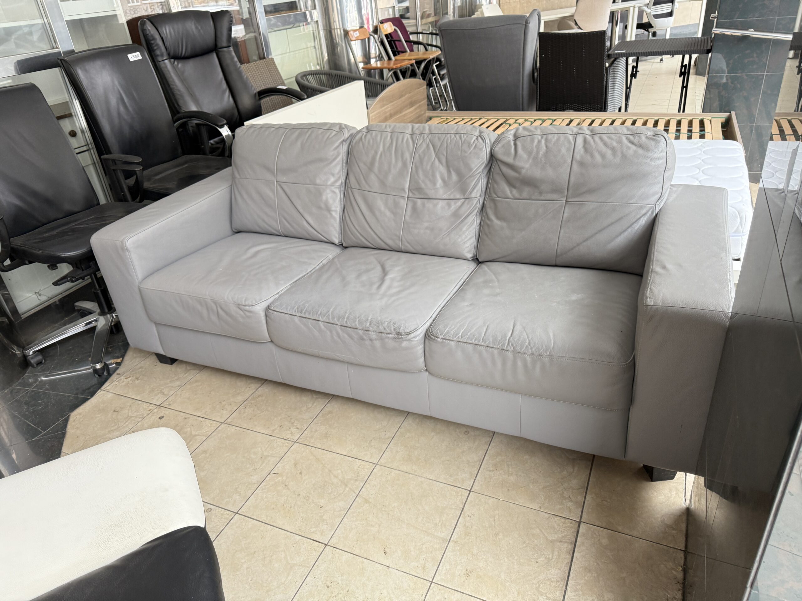 Sedačka trojsed kůže - Obrázek 3