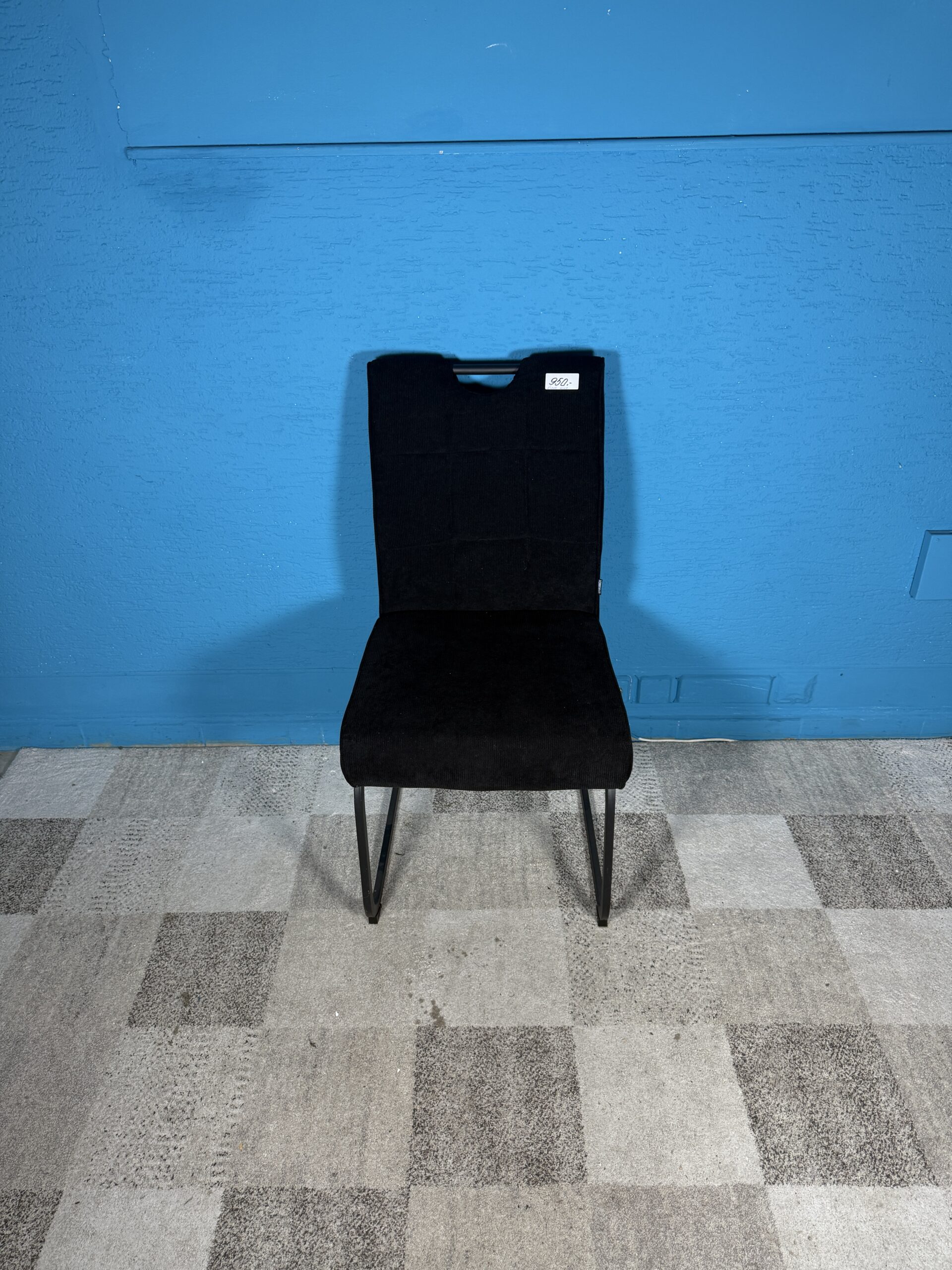 Jídelní židle černá 3 kusy NOVÝ 2. jakost