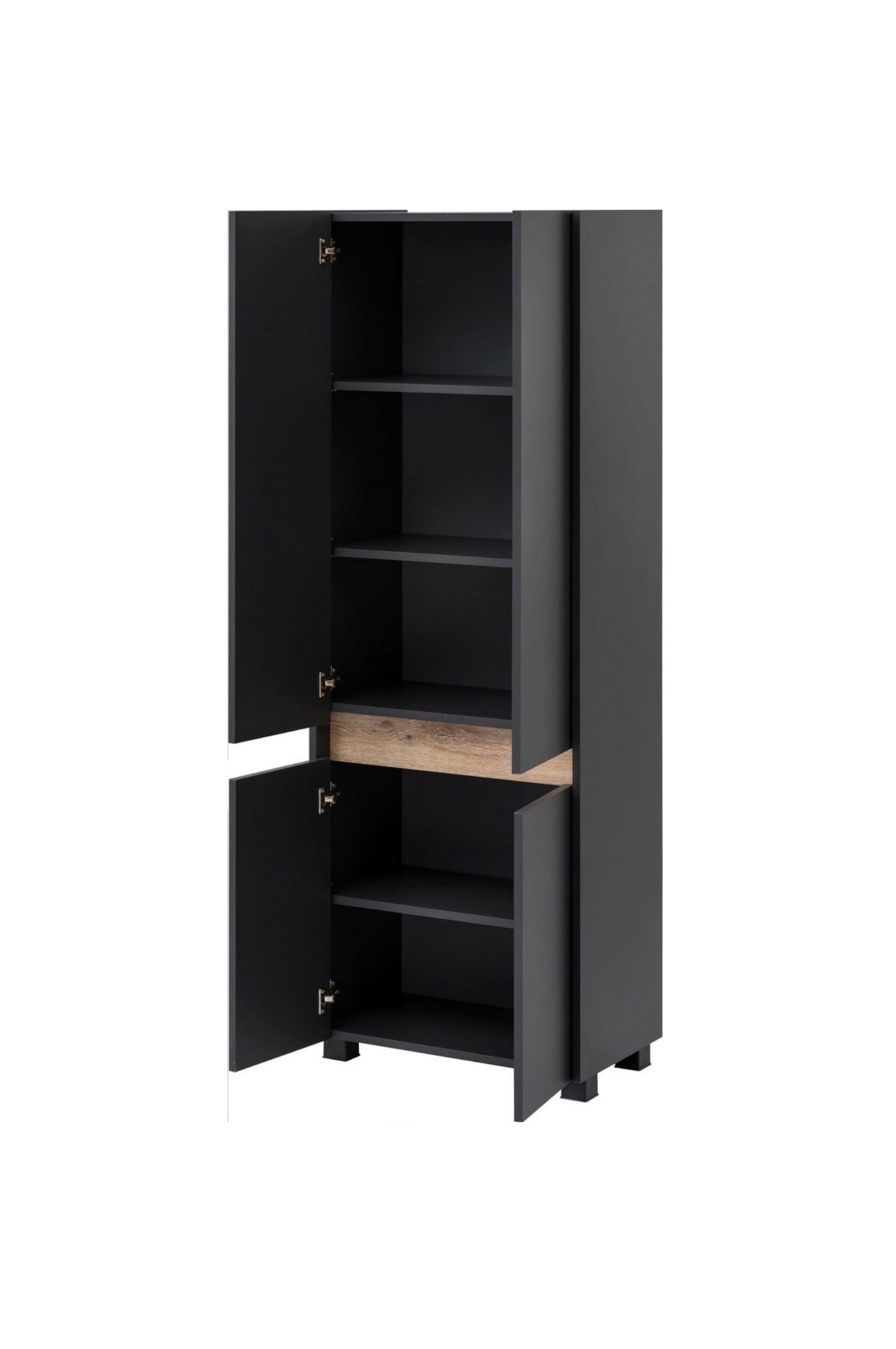 Skříňka 4 dveř. antracit NOVÁ 2. jakost - Obrázek 4