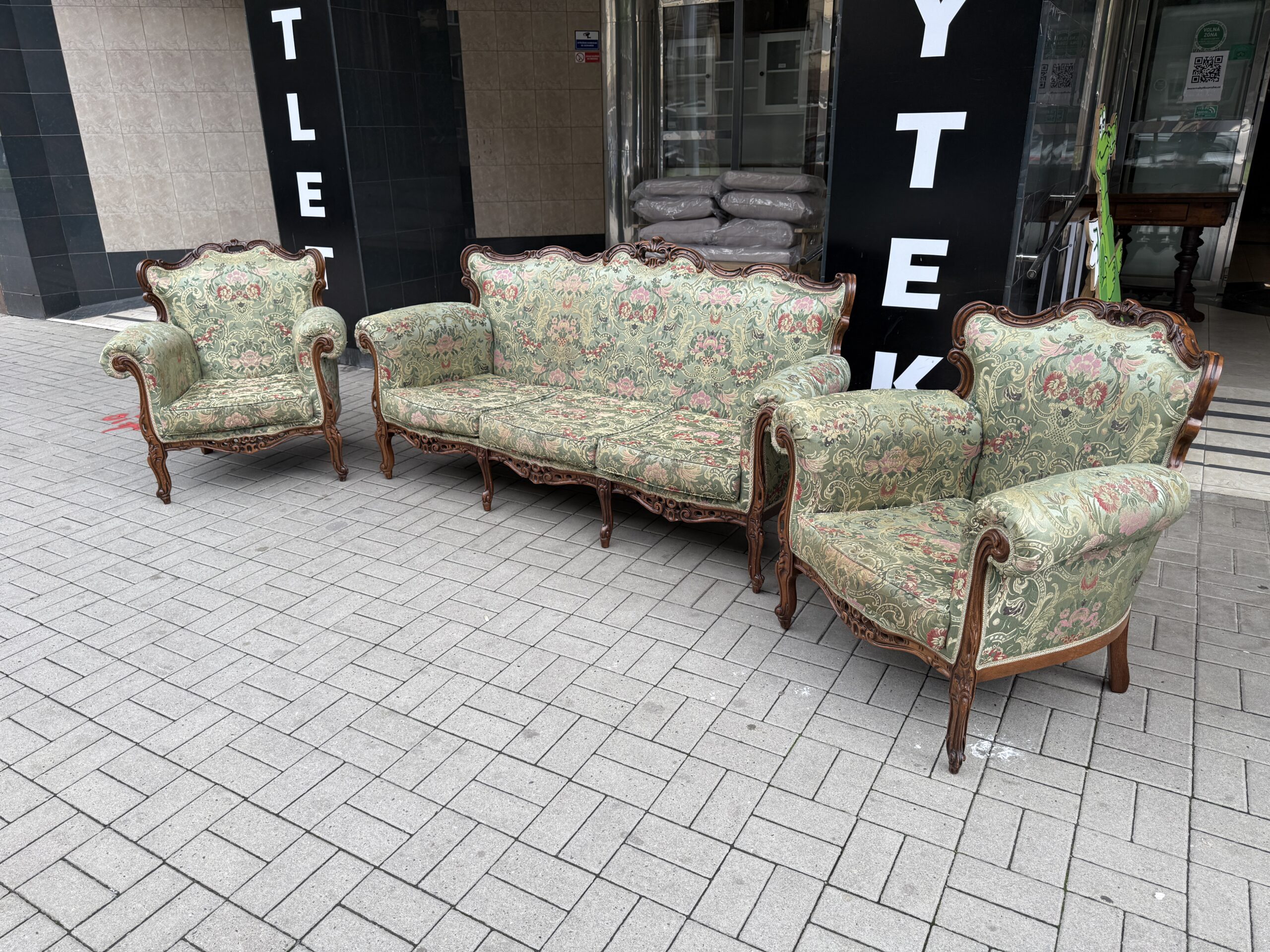 Luxusní sedací sestava LOUIS XV Italy KOMPLET - Obrázek 2