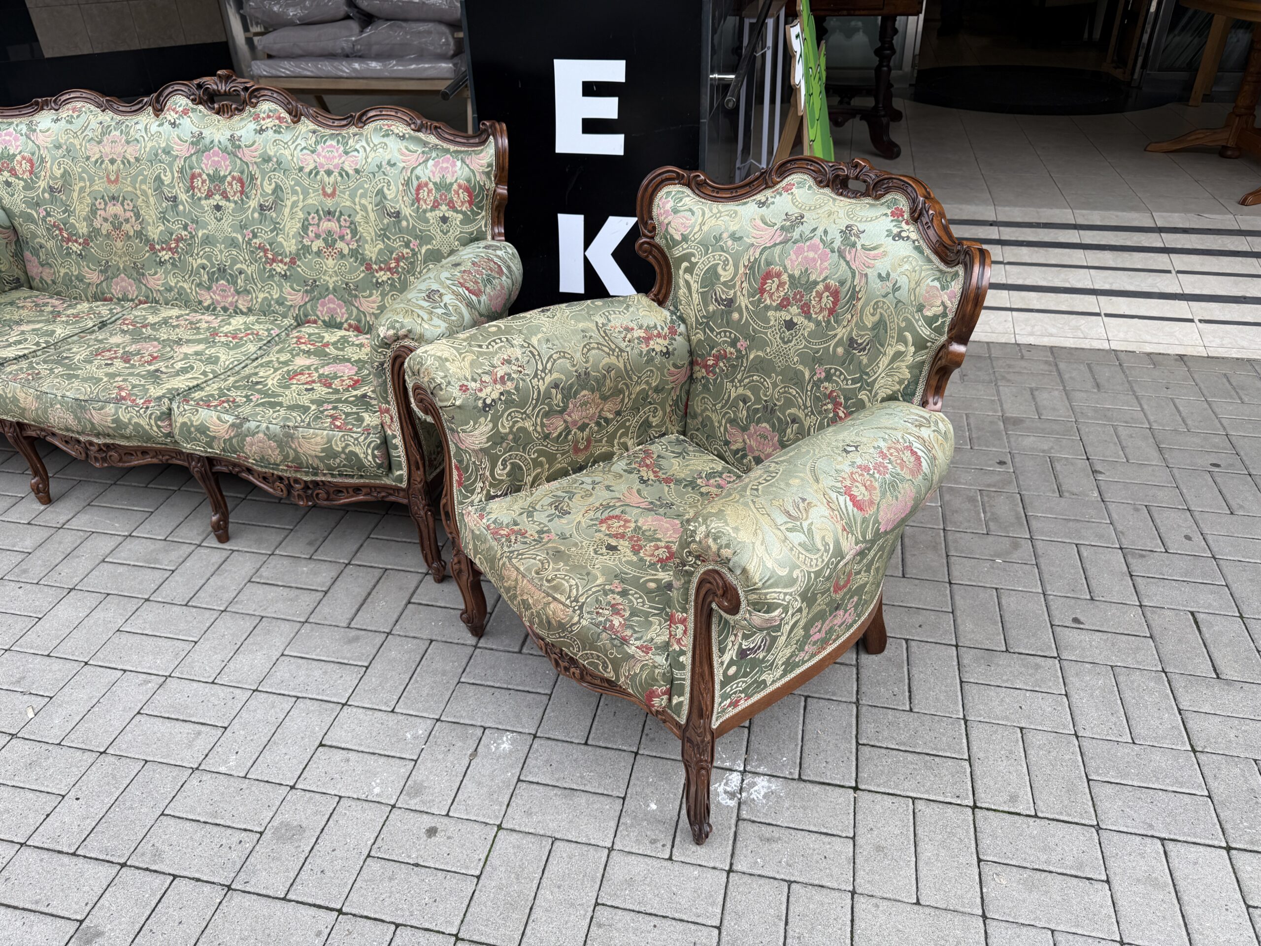 Luxusní sedací sestava LOUIS XV Italy KOMPLET - Obrázek 3